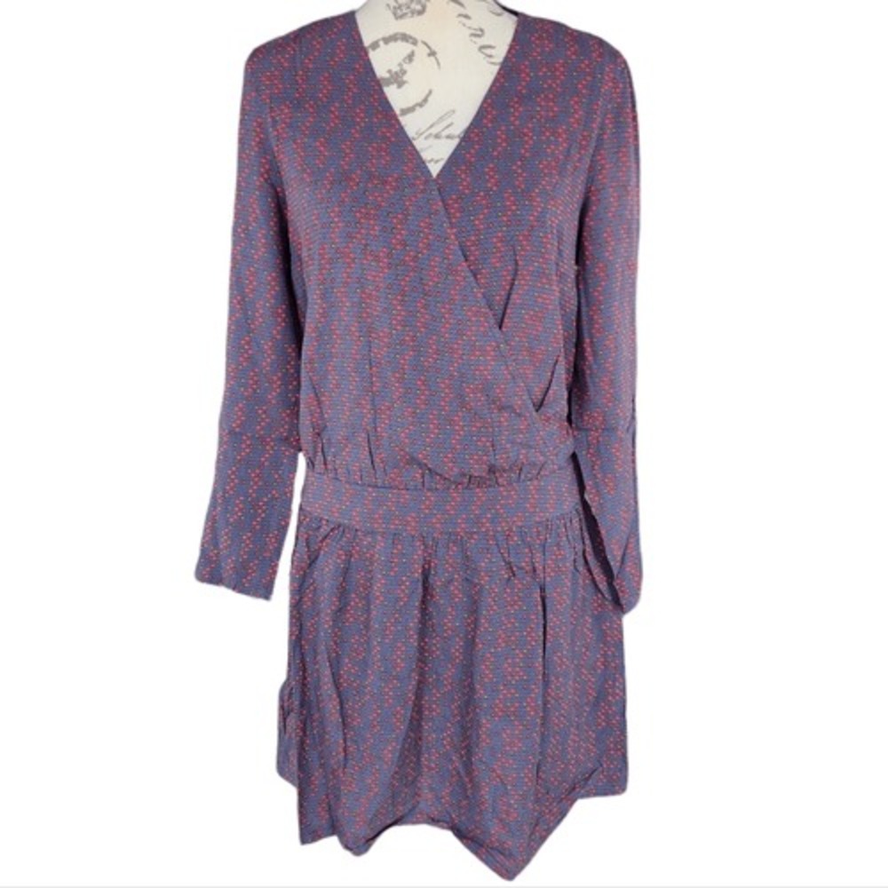 Color Block -1021 long sleeve low waisted dress Medium‎ y2K style 6224157 NWT